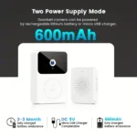 Doorbell Smart Home Door Bell Wireless Rechargeable Battery Outdoor HD Camera Two Way Audio Visual phone monitoring Doorbell - Image 5