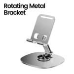 Foldable 360° Mobile Phone Stand Desk Holder for iPhone Samsung iPad Tablet - Image 2