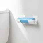 4/2pcs Kitchen Bath Wall Mount Plastic Poly Trash Waste Bag Roll Holder Dispenser Freshness Film Roll Storage Rack for Closet - Image 5