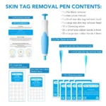 2-IN-1 Auto Skin Tag Remover Kit Micro & Standard Mole Wart Removal Tool - Image 6