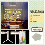 LED Note Board Night Light with 7 Pens | Kids DIY Drawing Gift Acrylic Pad - Image 5