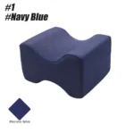 Memory Foam Knee Pillow for Side Sleepers Back Hip Leg Sciatica Support - Image 9