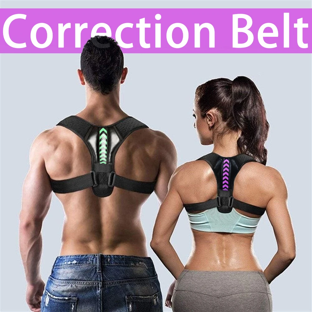 Adjustable Back Posture Corrector Belt Spine & Shoulder Support Brace Unisex