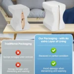 Memory Foam Knee Pillow Orthopedic Leg Spine Hip Support Side Sleepers - Image 3