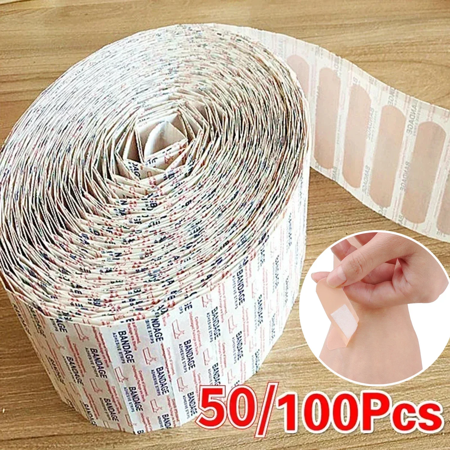Waterproof Breathable Band-Aids First Aid Plaster Wound Care Stickers