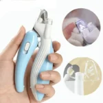 Professional Pet Nail Clippers with LED Light for Dogs Cats Paw Trimmer