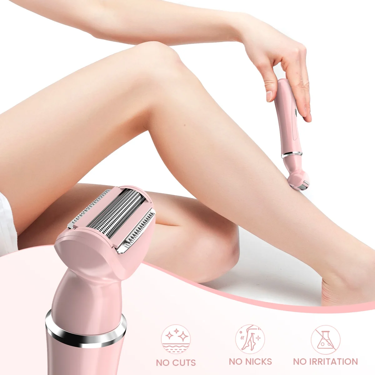Sejoy 4-in-1 Electric Lady Shaver Painless Cordless Epilator & Trimmer Razor - Image 2